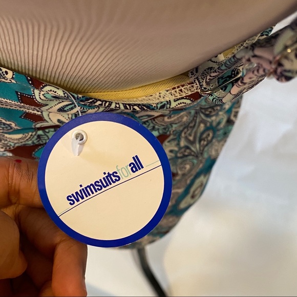 New Swimsuits for all blue tankini size 10 - Picture 4 of 6